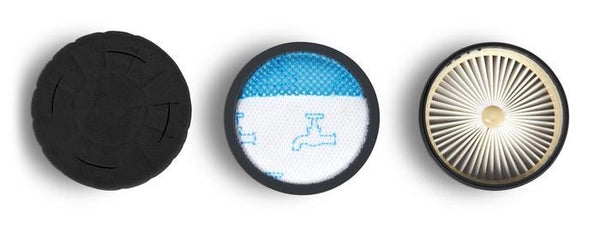 Simplicity Filter Set for Clean Air Pet Bagless Vacuum – 3‑Pack HEPA & Foam Filters