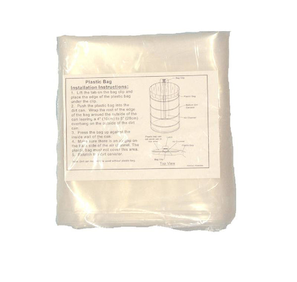 VacuMaid 12-inch Dirt Can Plastic Liners – 4 liners – PB4MK