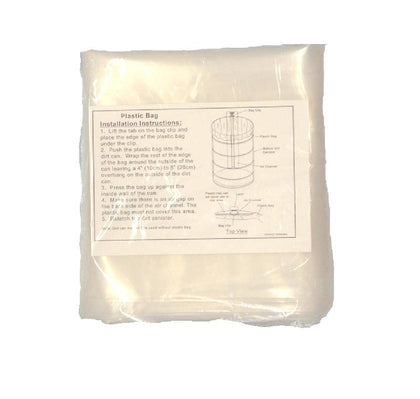VacuMaid 12-inch Dirt Can Plastic Liners – 4 liners – PB4MK — manufacturer product image — available at AceVacuums