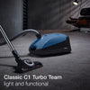 Miele Classic C1 Turbo Team PowerLine - SBAN0 - 11181010 – canister vacuum room scene and model graphic