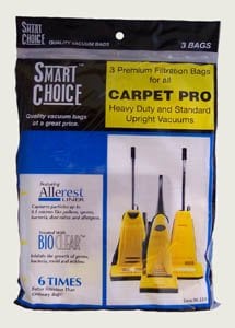 Carpet pro bags acevacuums from Acevacuums.com