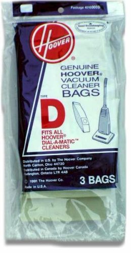 Hoover D bags acevacuums