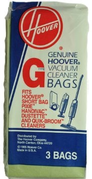 Hoover Type G Vacuum Bags (3-Pack) – Genuine Replacement