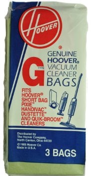 Hoover G bags acevacuums
