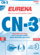 Eureka Genuine CN-3 Vacuum Bags #62295 available at Ace Vacuums