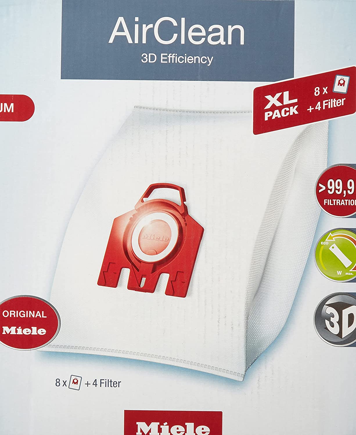 Miele AirClean 3D XL Pack FJM 8 bags