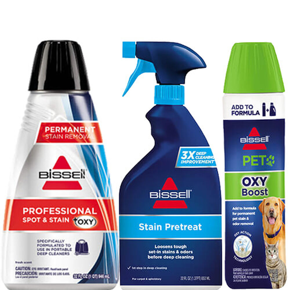 Stain Removal Pack for Portable Carpet Cleaners