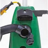 CleanMax Pro-Series Commercial Upright With Tools – CMP-3T – hose connection and onboard storage close-up