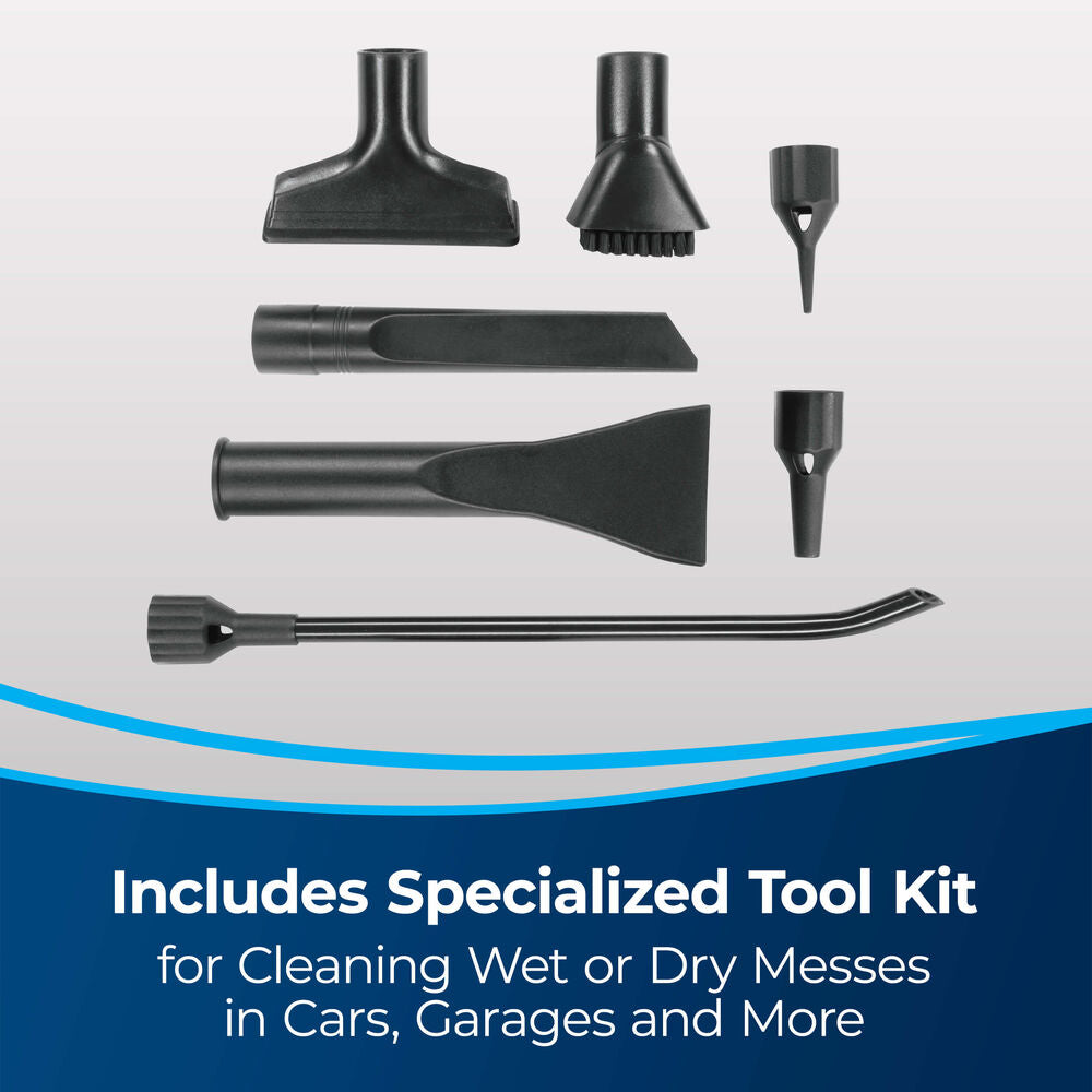Bissell MultiClean Wet and Dry Auto Vacuum – 2035M – included car-cleaning tool kit