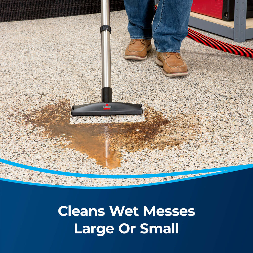 Bissell MultiClean Wet and Dry Auto Vacuum – 2035M – wet pickup demonstration