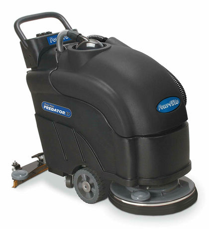 Powr-Flite Predator Battery Powered Automatic Scrubber with Pad Drive – PAS17BA-BC available at Ace Vacuums