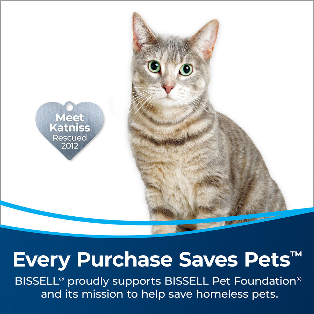 Bissell ReadyClean Cordless XRT 14.4V Stick Vacuum – 31927 – pet adoption support graphic