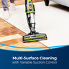 Bissell ReadyClean Cordless XRT 14.4V Stick Vacuum – 31927 – floor head moving from hard flooring to rug