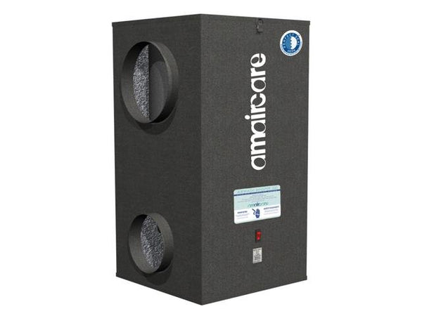 AMAIRCARE Airwash Whisper 675 Air Purifier System + VOC Filter