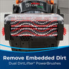 Bissell ProHeat 2X Lift-Off Pet Upright Carpet Cleaner #15651 – floor-head underside and twin brush rolls