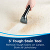 Bissell ProHeat 2X Revolution Pet Carpet Cleaner #1548 – hand tool treating carpet stain
