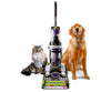Bissell ProHeat 2X Revolution Pet Pro Carpet Cleaner #22837 – carpet cleaner beside cat and dog