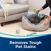 Bissell Woolite Advanced Pet Stain & Odor Remover + Sanitize #11521 – pet-bed stain treatment demonstration