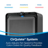 Bissell air220 Air Purifier #2609A – air-quality indicator and control graphic