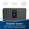 Bissell air400 Air Purifier #24791 – air-quality indicator and control graphic