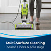 Bissell CrossWave All-in-One Multi-Surface Wet Dry Vac #1785A – floor cleaner moving between rug and hard floor