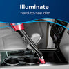 Bissell Auto-Mate Cordless Hand Car Vac – 2284W – illuminated crevice tool in car console