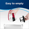 Bissell Auto-Mate Cordless Hand Car Vac – 2284W – dust cup opened for emptying