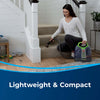Bissell Little Green ProHeat Portable Carpet Cleaner #2513G – portable cleaner carried beside stairs