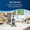 Bissell Clean + Protect Carpet Cleaning Formula 60 oz #62E52 – upright carpet cleaner in a living room