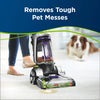 Bissell Pet Stain & Odor Upright Carpet Cleaning Formula 60 oz #99K52 – upright cleaner treating carpet beside pets