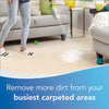 Bissell Febreze Gain Original Heavy Traffic Carpet Foam #1439 – foam applied to carpet near sofa