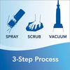 Bissell Febreze Gain Original Heavy Traffic Carpet Foam #1439 – spray scrub and vacuum instructions graphic