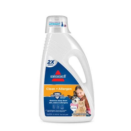 Bissell Clean + Allergen Carpet Cleaning Formula 60 oz #89Q52 available at Ace Vacuums