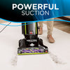 Bissell CleanView® Bagged Pet Upright Vacuum Cleaner – 20193 – upright vacuum picking up floor debris