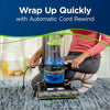 Bissell CleanView Rewind Pet Vacuum Cleaner – 2490 – automatic cord rewind demonstration