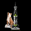 Bissell CleanView Swivel Pet Vacuum Cleaner – 2316 – upright vacuum beside cat and dog