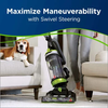 Bissell CleanView Swivel Pet Vacuum Cleaner – 2316 – swivel steering demonstration in living room