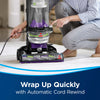 Bissell CleanView Swivel Rewind Pet Vacuum Cleaner – 22543 – automatic cord rewind demonstration
