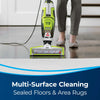 Bissell CrossWave Performance Exclusive Bundle #32389 – floor cleaner moving between rug and hard floor