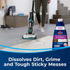 Bissell Multi-Surface Floor Cleaning Formula 32 oz #1789 – floor-cleaning demonstration graphic