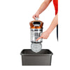 Bissell Hard Floor Expert Canister Vacuum – #1547 – dust bin emptied into waste bin