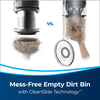 Bissell ICONpet EDGE Cordless Vacuum – 2894A – dust-emptying mechanism comparison