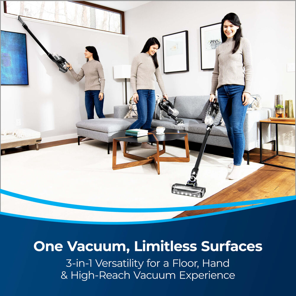 Bissell ICONPET TURBO Cordless Stick Vacuum – 31781 – above-floor and floor-cleaning applications