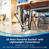 Bissell ICONPET TURBO EDGE Cordless Stick Vacuum – 3177A – vacuum floor head beneath dining table