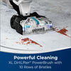 Bissell JetScrub Pet Carpet Cleaner #25299 – brush head cleaning carpet
