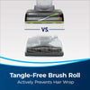 Bissell MultiClean Allergen Pet Vacuum Cleaner – 2999 – brush-roll hair-wrap comparison graphic