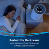 Bissell MYAir Personal Air Purifier #2780A – purifier beside sleeping person