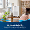 Bissell MYair Pro Air Purifier #3139A – purifier beside living-room window