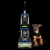 Bissell TurboClean DualPro Pet Carpet Cleaner #3067 – carpet cleaner beside dog