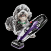 Bissell Pet Hair Eraser Lithium Ion Cordless Pet Hand Vacuum – 2390 – handheld vacuum beside dog